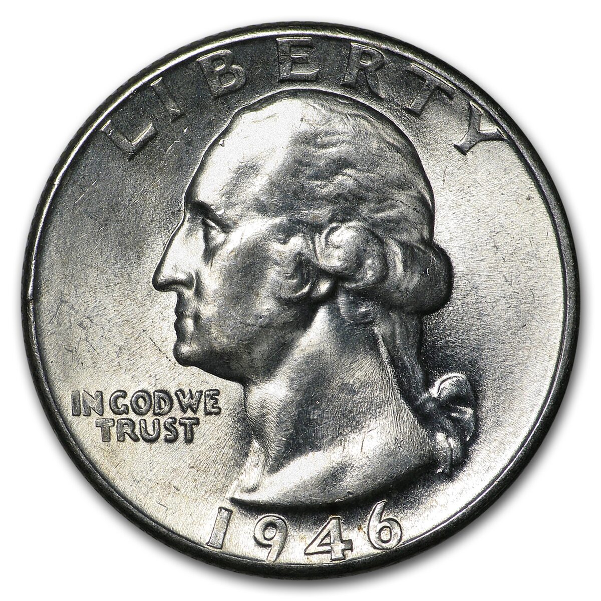 1946-D Washington Quarter BU