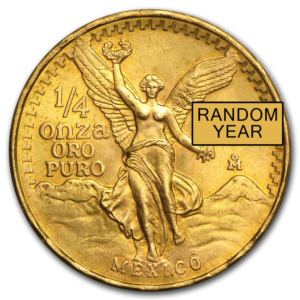 Mexico 1/4 oz Gold Onza &/or Libertad BU (Random Year)
