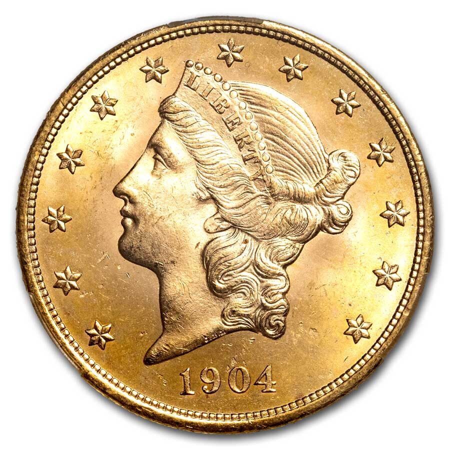 $20 Liberty Gold Double Eagle MS-64 CACG (Random)
