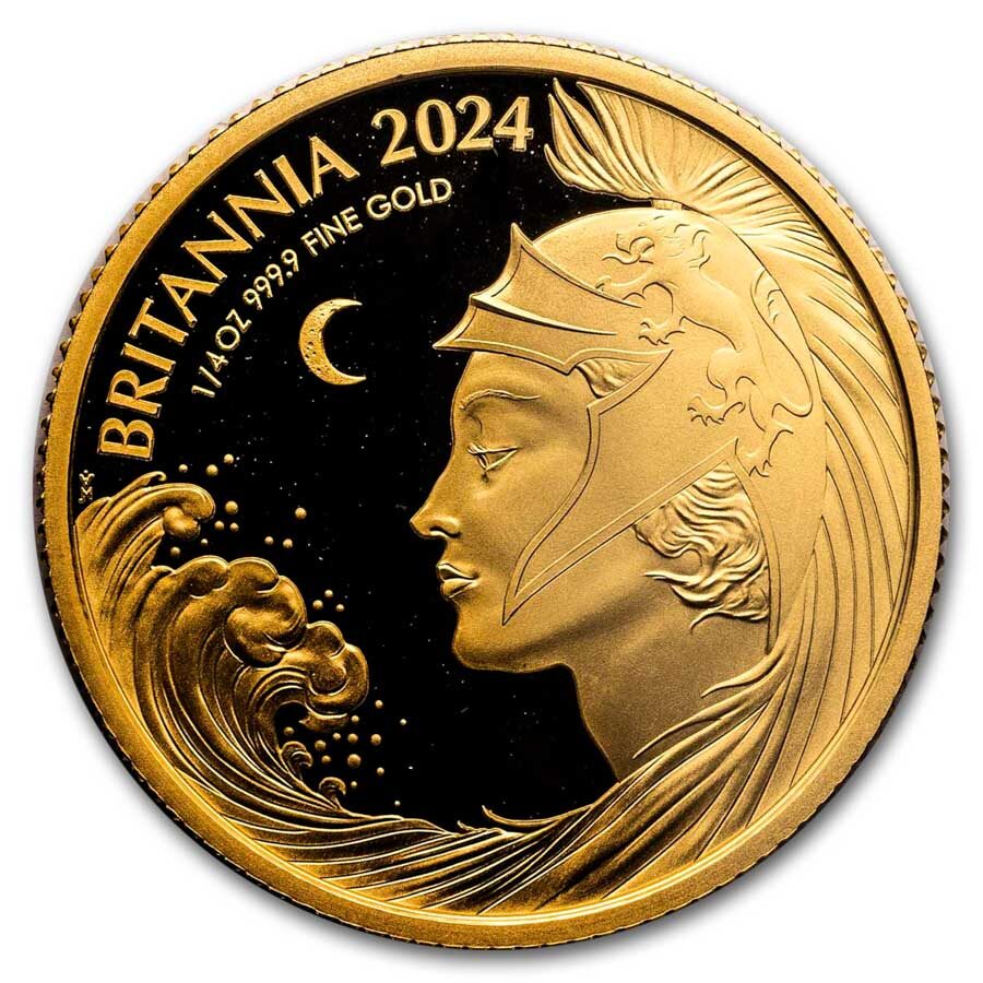 2024 Great Britain 3-Coin Gold Britannia Proof Set