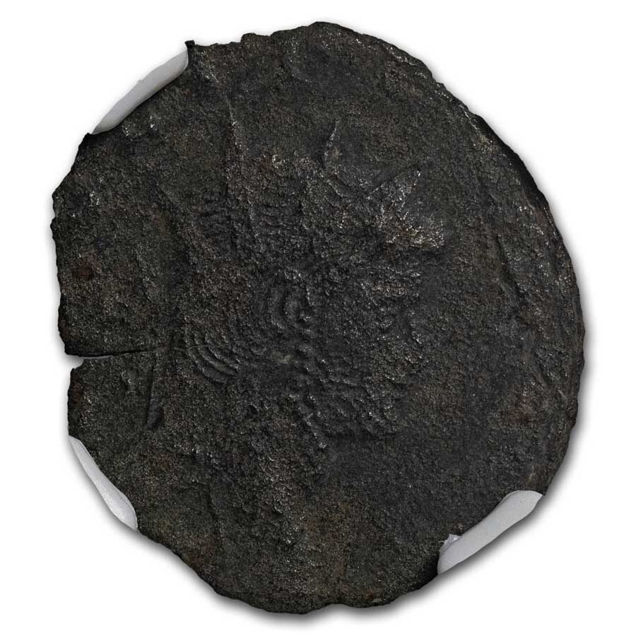 Rome BI Dbl Denarius Gallienus 253-268 AD Fine NGC Bicknor Hoard