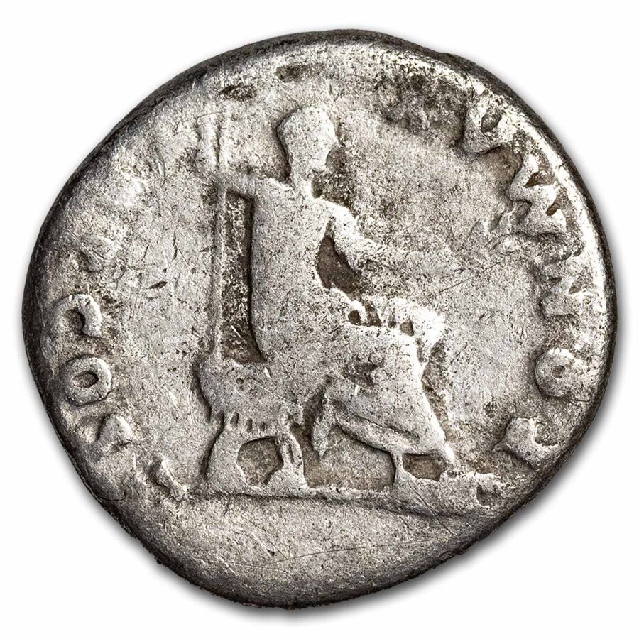 Roman Empire AR Denarius Vespasian 69-79 AD VG (Random)