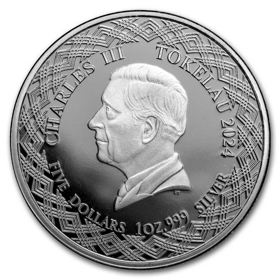 2024 Tokelau 1 oz Silver $5 Zodiac Series: Leo BU