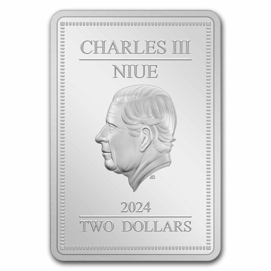 2024 Niue 1 oz Silver $2 Transformers 40th Anniversary