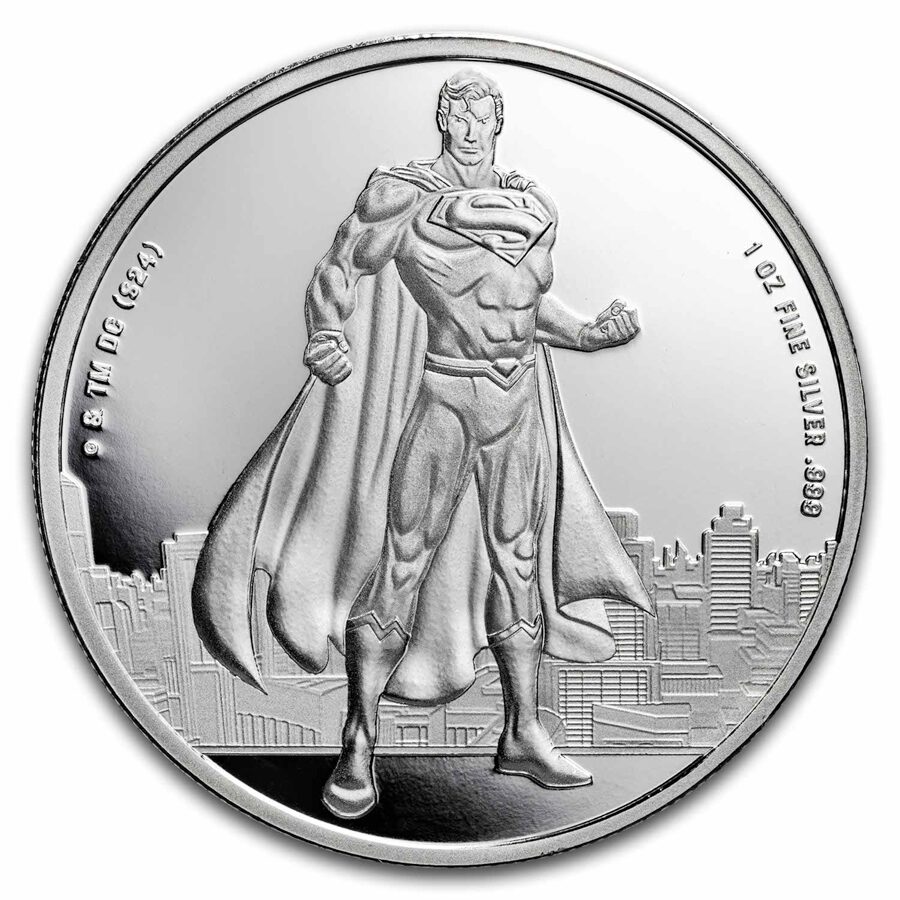 2024 Samoa 1 oz Silver DC Comics Superman Proof