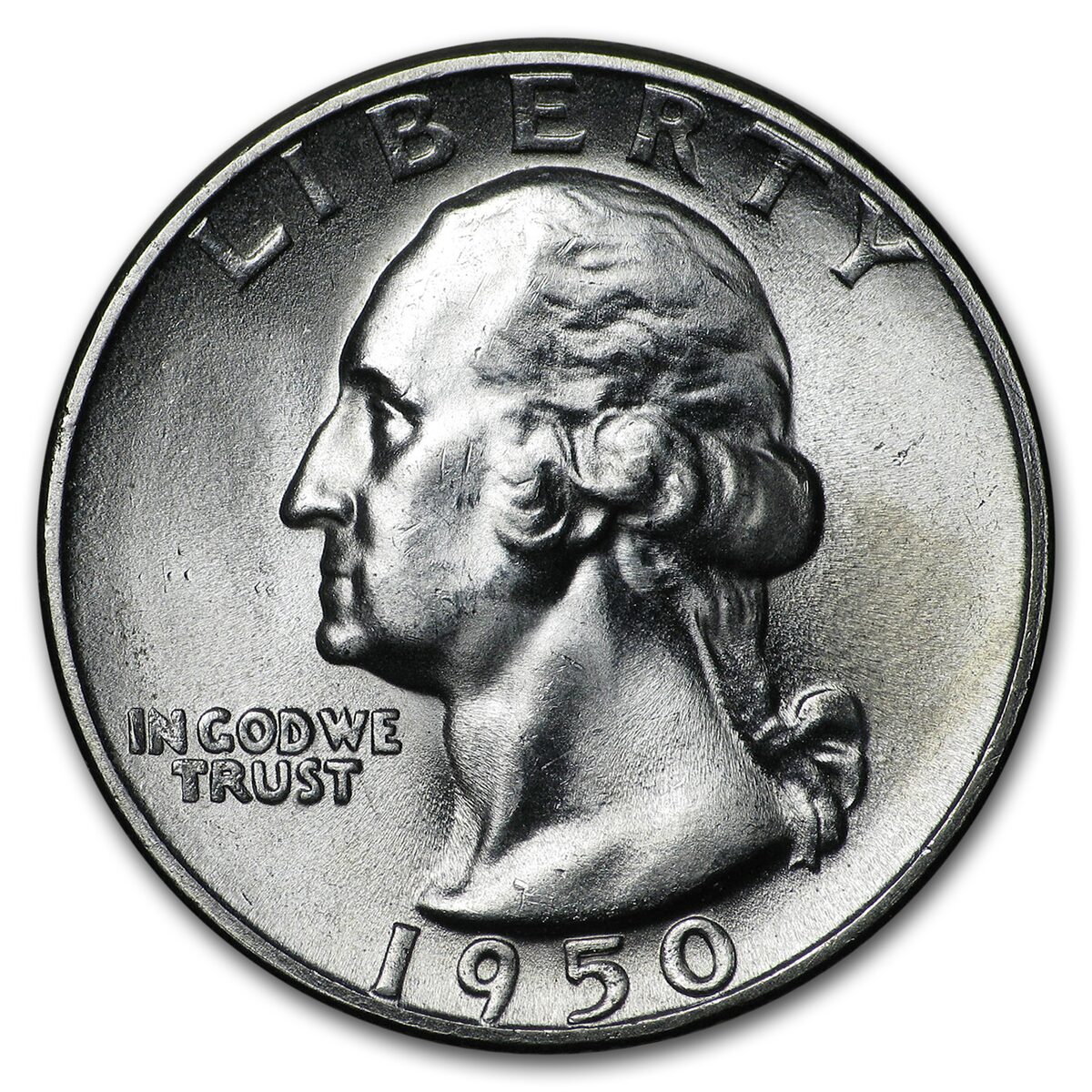 1950-S Washington Quarter BU