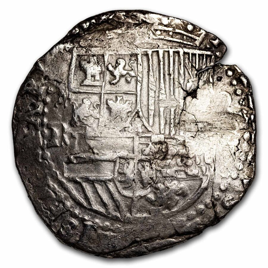 Spanish Colonial Silver 8 Reales Cob Avg Circ