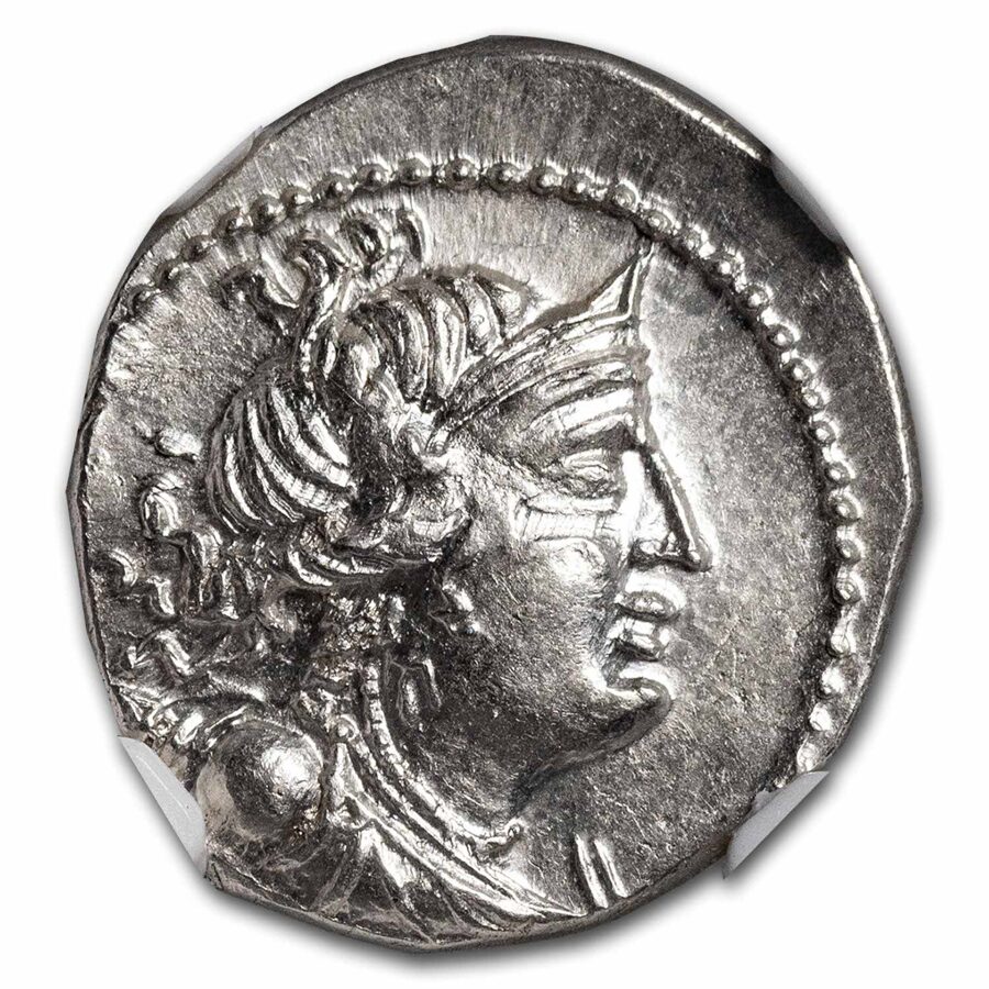 Gaul, Massalia AR Silver Drachm (2nd-1st Century BC) AU NGC