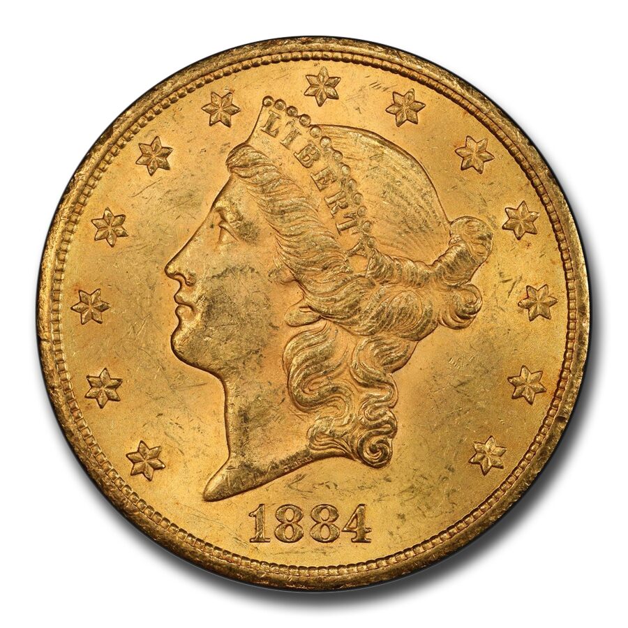 1884-CC $20 Liberty Gold Double Eagle MS-63 PCGS (Fairmont)