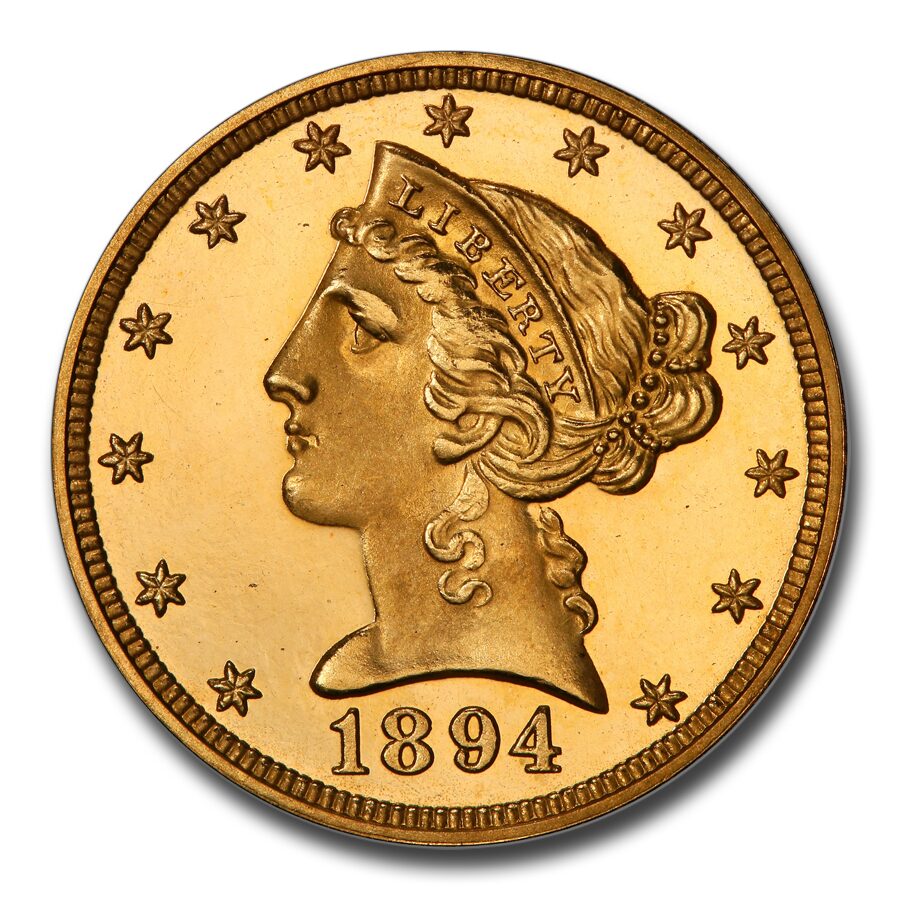 1894 $5 Liberty Gold Half Eagle PR-66 Cameo PCGS CAC