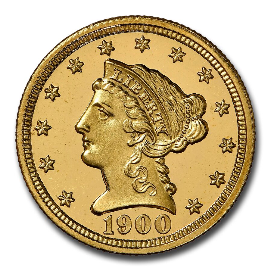 1900 $2.50 Gold Quarter Eagle PR-68 DCAM PCGS CAC