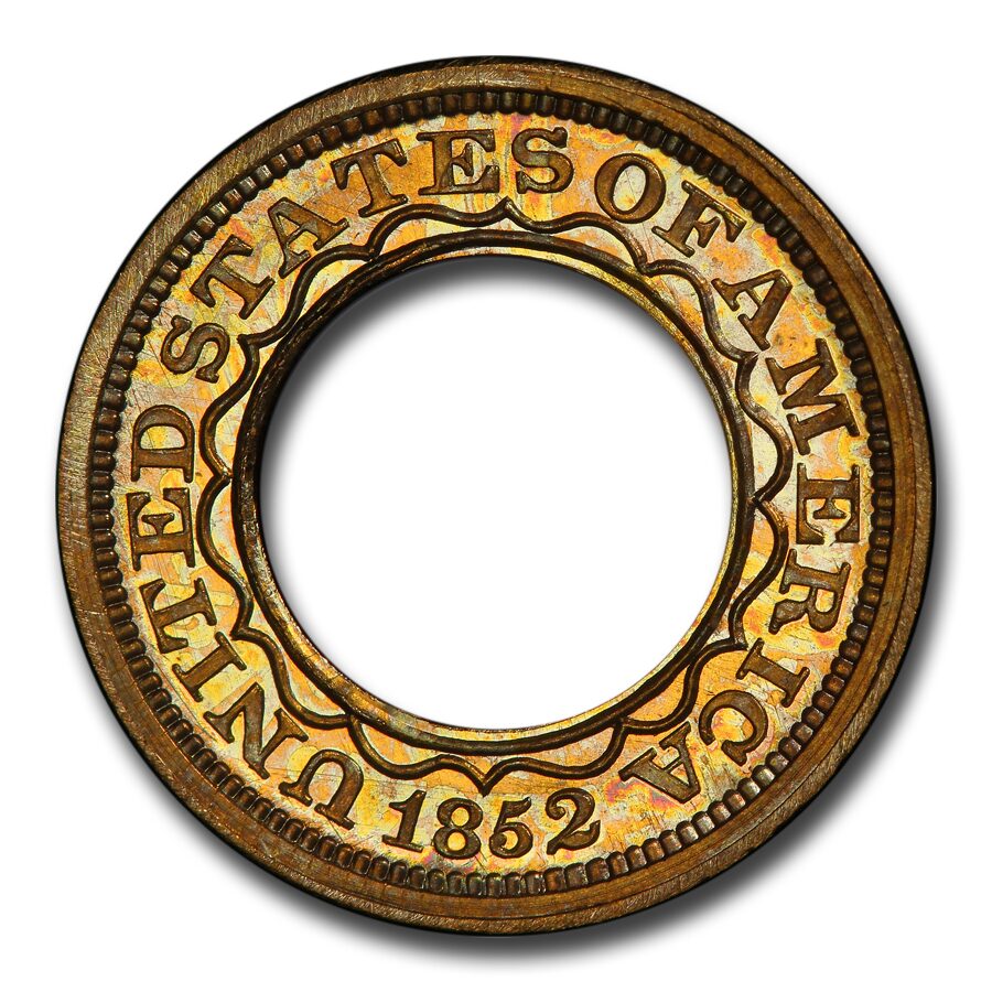 1852 $1 Pattern Gold Dollar PR-67+ PCGS CAC (J-145, Thick)