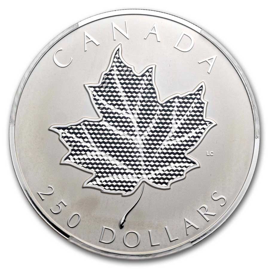 2024 RCM 1 Kilo Silver $250 Pulsating Maple Leaf Gem Proof FDI