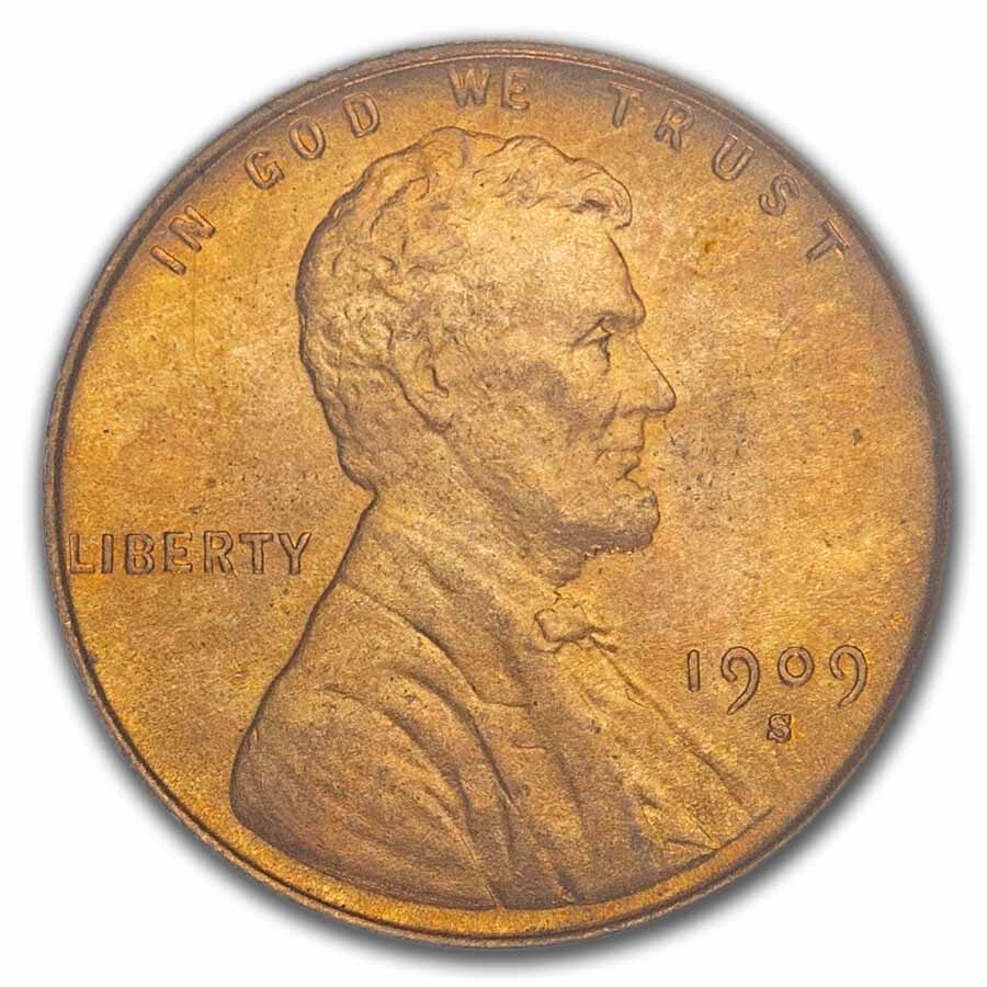 1909-S VDB Lincoln Cent MS-65 PCGS (Red, OGH)