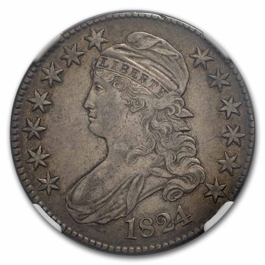 1824 Bust Half Dollar XF-45 NGC