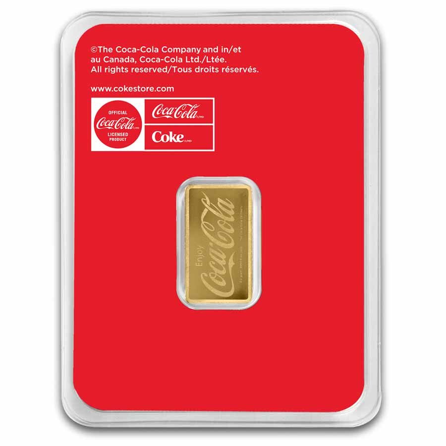 1/2 gram Gold Bar in TEP - Coca-Cola®