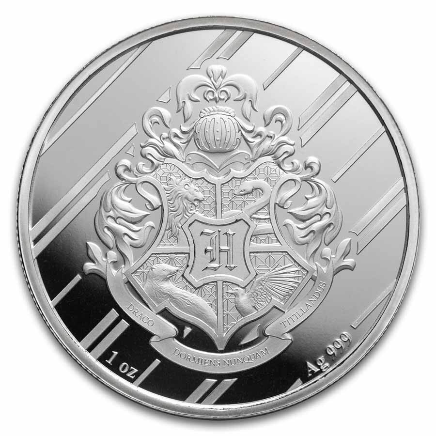 Harry Potter 1 oz Silver Houses; Hufflepuff BU