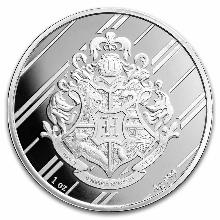 Harry Potter 1 oz Silver Houses; Gryffindor BU