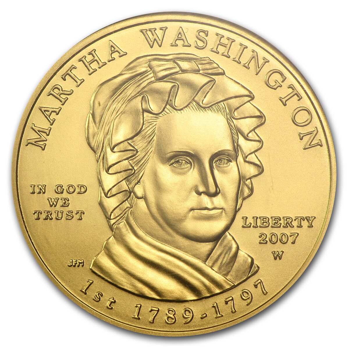 2007-W 1/2 oz Gold Martha Washington MS-70 NGC