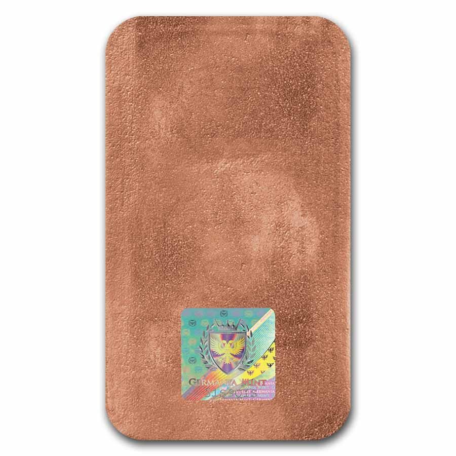 10 oz Copper Bar - Germania (Poured, .9999 Fine)