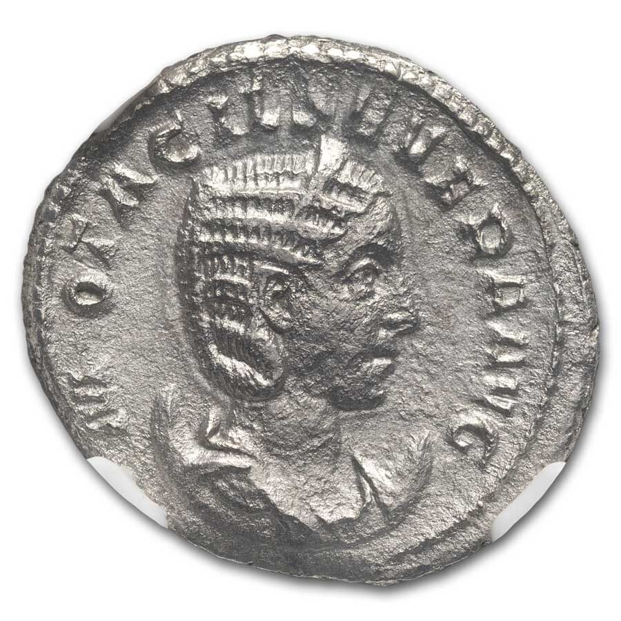 Roman Empire Double Denarius Otacilia Severa (244-49 AD) VF NGC