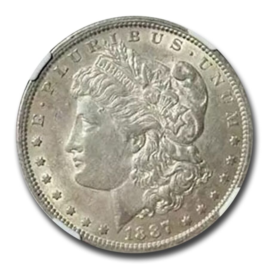 1887-O Morgan Dollar AU-55 NGC
