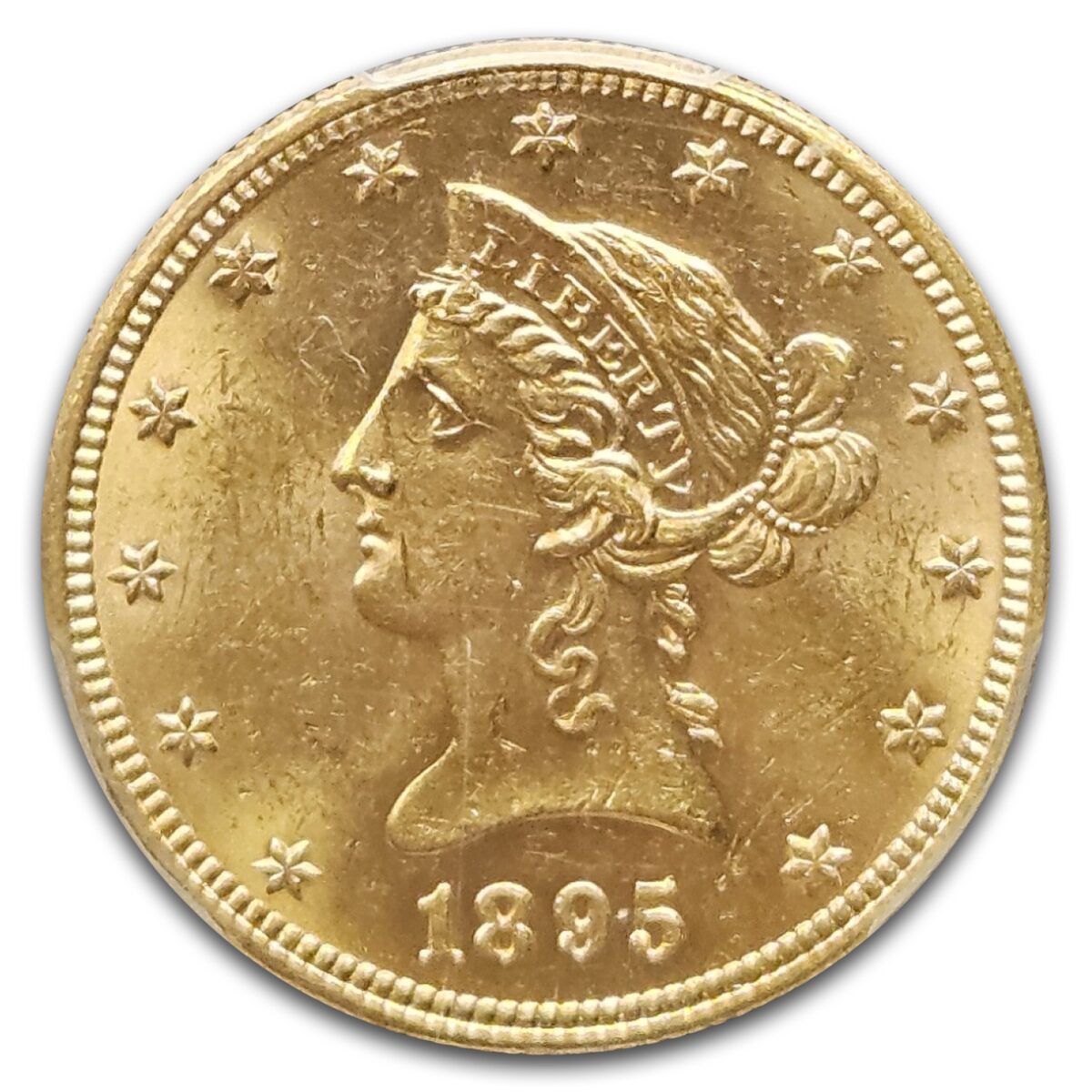 1895 $10 Liberty Gold Eagle MS-62 PCGS