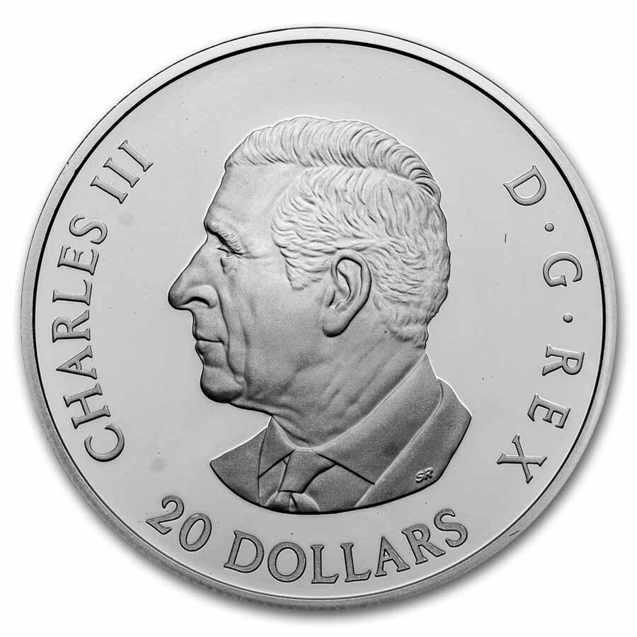 2024 Canada 1 oz Silver $20 Colorful Birds: American Goldfinch