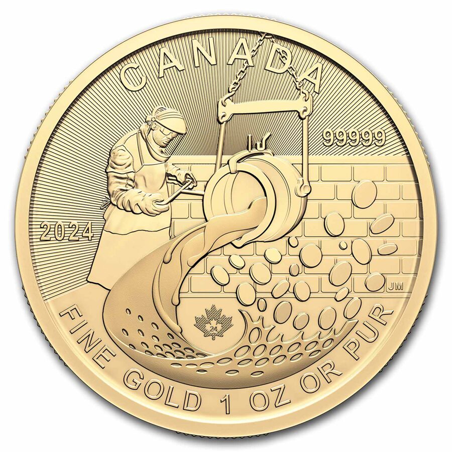 2024 RCM 1 oz Au Klondike Dore to Refined Gold .99999 (In Assay)