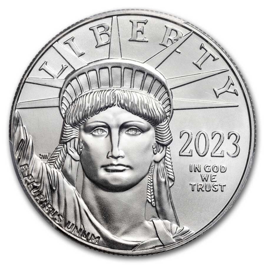2023 1 oz American Platinum Eagle MS-70 PCGS (FDI, Hall)
