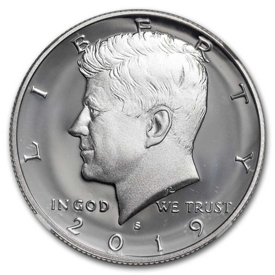 2019-S Silver Kennedy Half Dollar PF 70 Ultra Cameo NGC