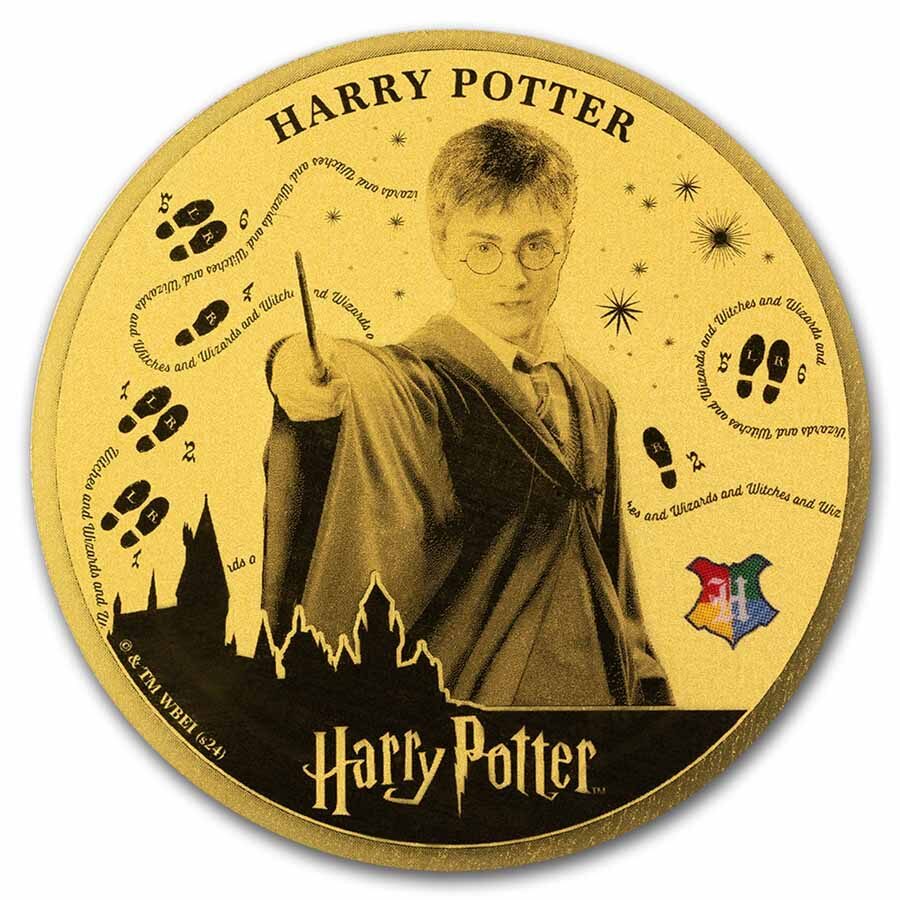 2024 Samoa 1/200 oz Gold Harry Potter