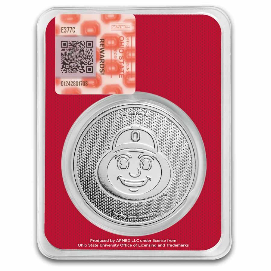 Ohio State University 1 oz Silver Round (in TEP)