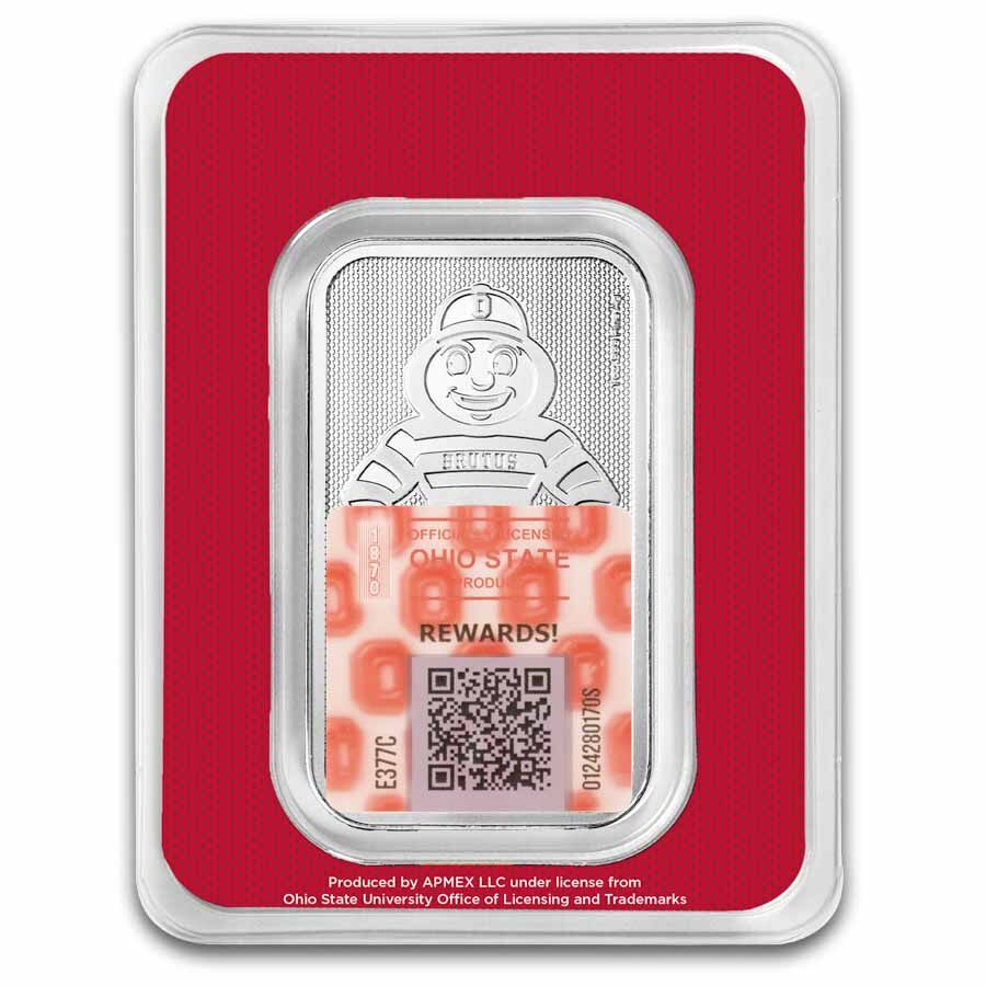 Ohio State University 1 oz Silver Bar (in TEP)