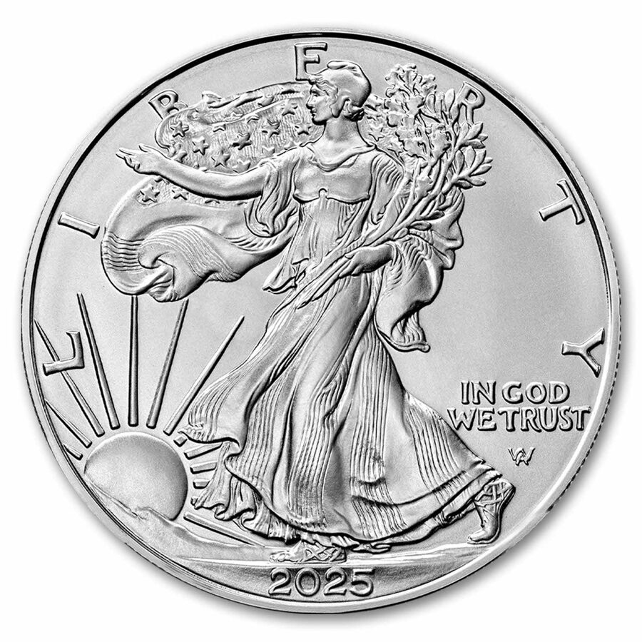 2025 American Silver Eagle MS-70 NGC (FDI, Gaudioso)