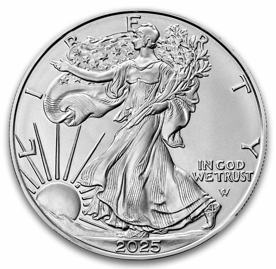 2025 American Silver Eagle MS-70 PCGS (FirstStrike®, Black Label)