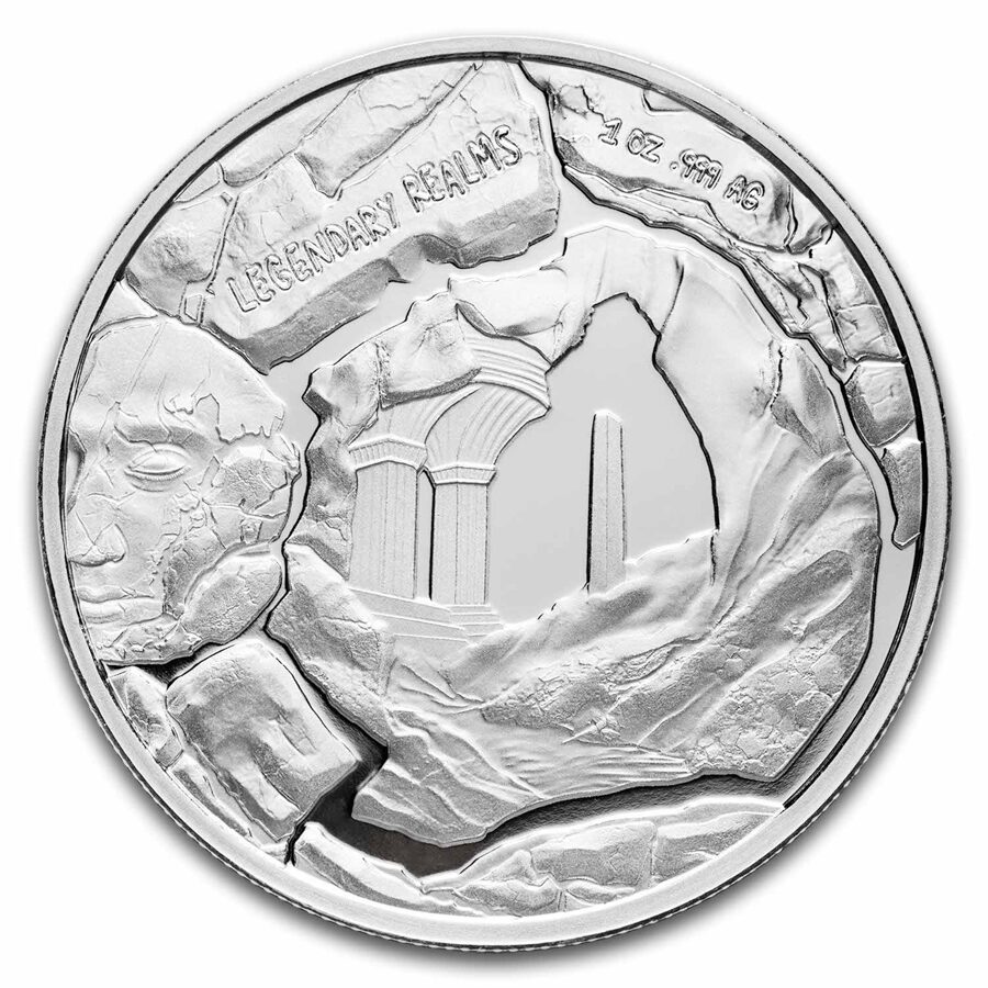 1 oz Silver Round - Legendary Realms: Lost City of Atlantis (PL)