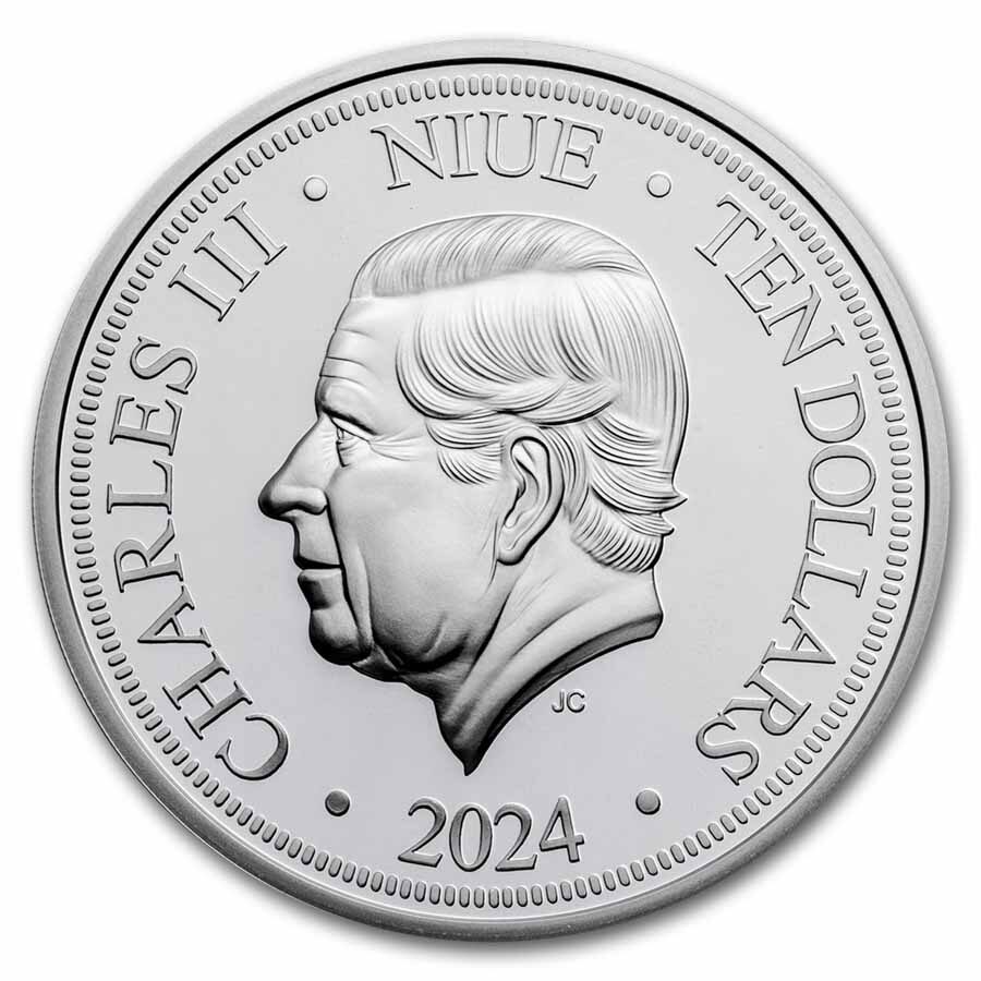 2024 Niue 3 oz Silver $10 Marvel: Incredible Hulk