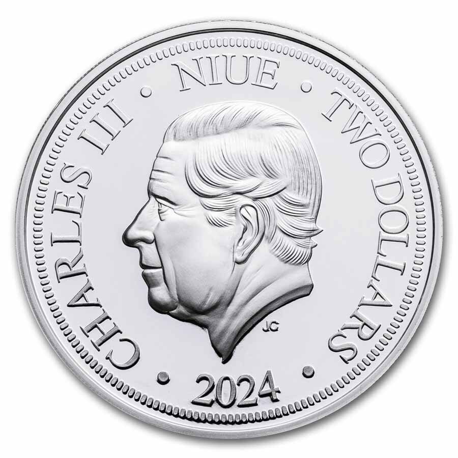 2024 Niue 1 oz Silver $2 Marvel: Incredible Hulk