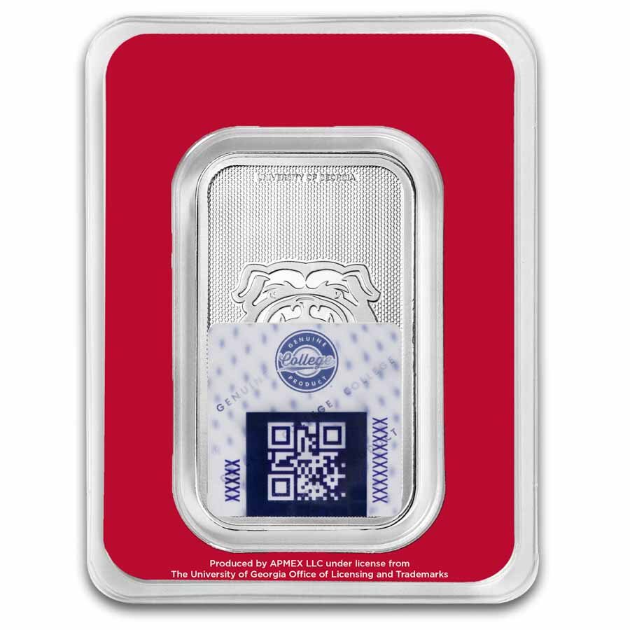 University of Georgia 1 oz Silver Bar (in TEP)