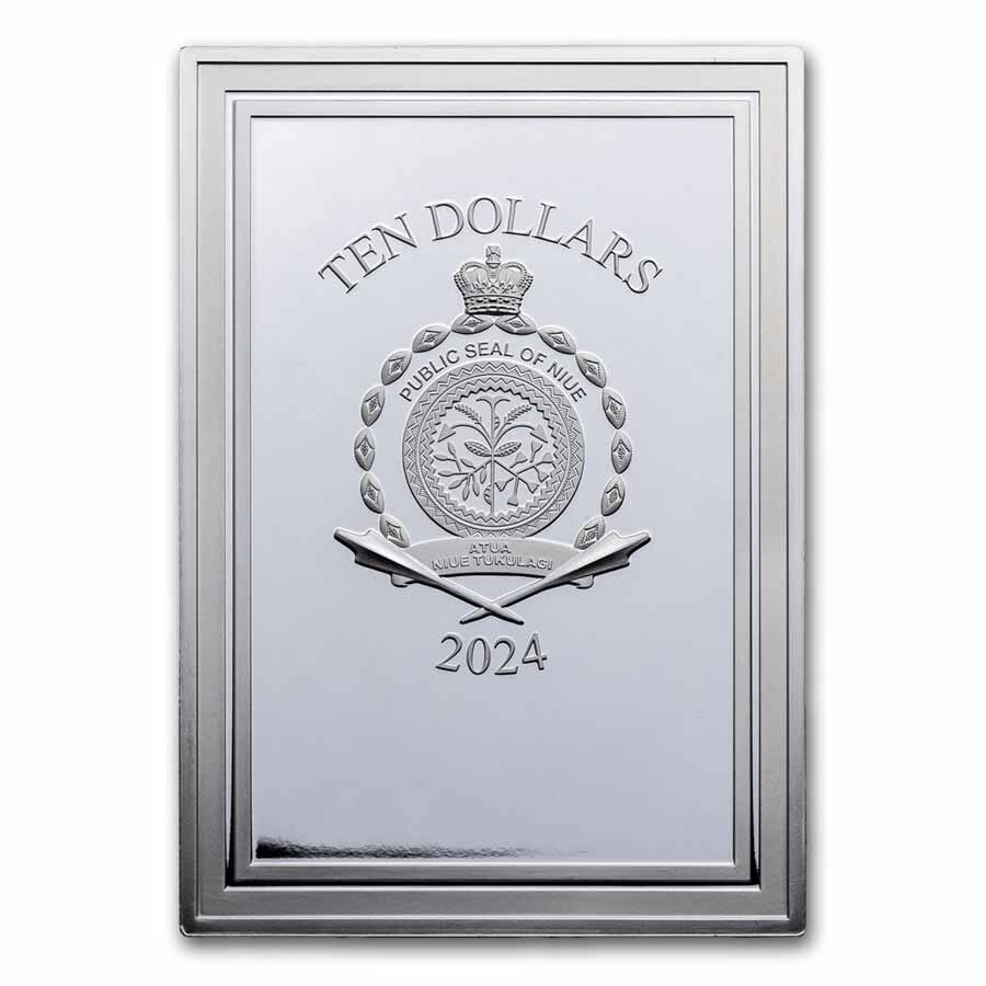 2024 Niue 5 oz Silver Star Wars The Rise of Skywalker Film Poster