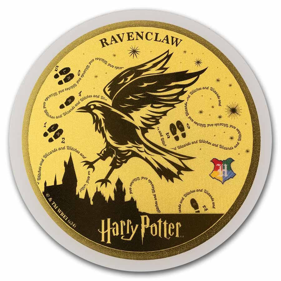 2024 Samoa 1/200 oz Gold Harry Potter: Ravenclaw
