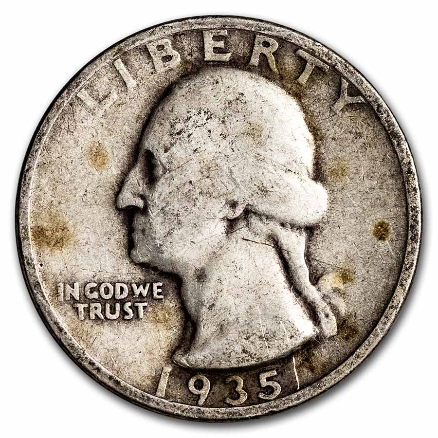 1935-D Washington Quarter Fine