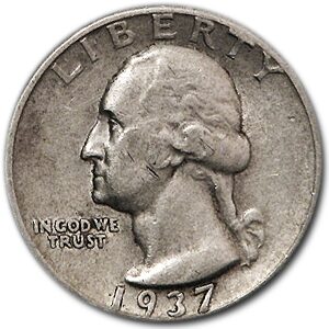1937 Washington Quarter XF