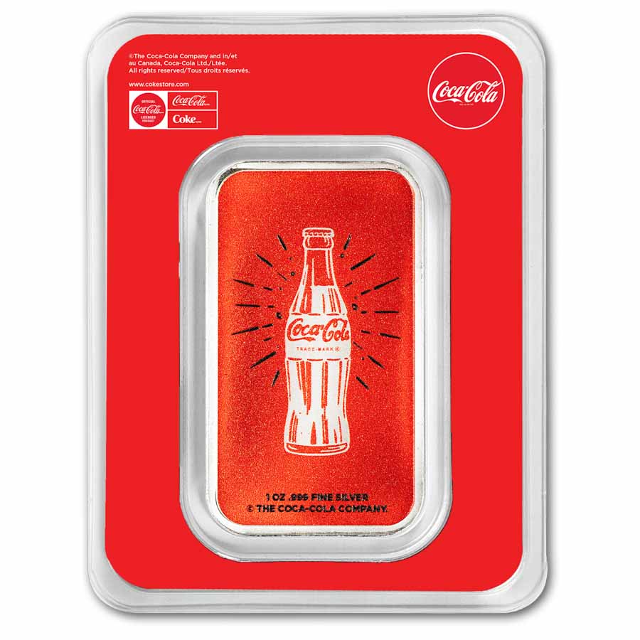 Coca-Cola® 1 oz Silver Route 66 Colorized Bar (in TEP)