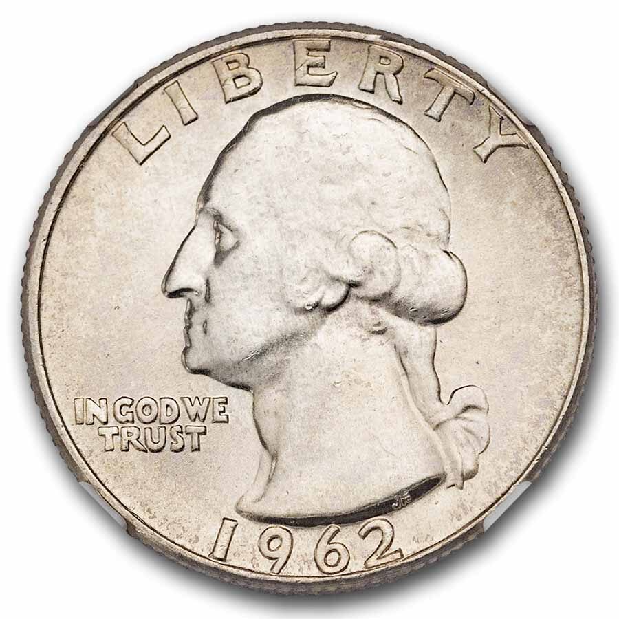 1962-D Washington Quarter MS-67+ NGC