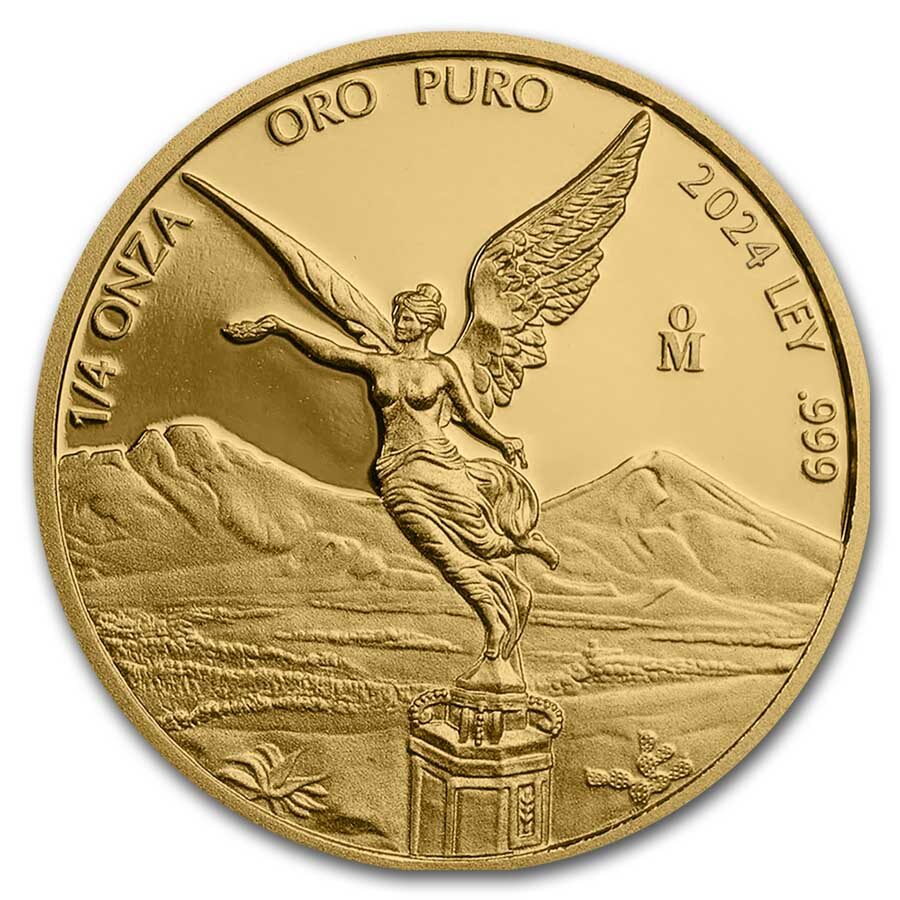 2024 Mexico 1/4 oz Gold Libertad PR-70 PCGS (FS, Green Label)