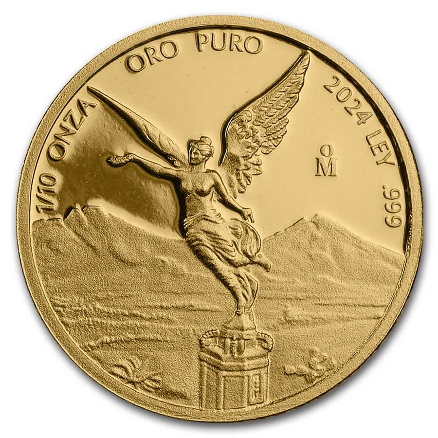 2024 Mexico 1/10 oz Gold Libertad PR-70 PCGS (FS, Green Label)