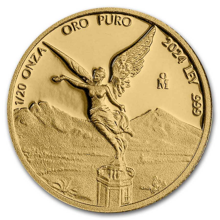2024 Mexico 1/20 oz Pf Gold Libertad PR-70 PCGS (FS, Green Label)