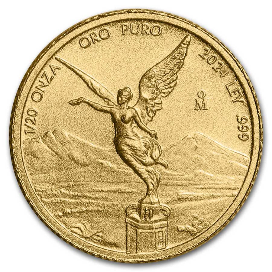 2024 Mexico 1/20 oz Gold Libertad MS-70 NGC (ER, Coat of Arms)